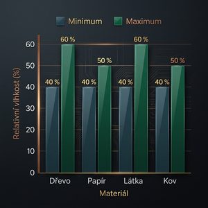 optimální prostředí pro materiály